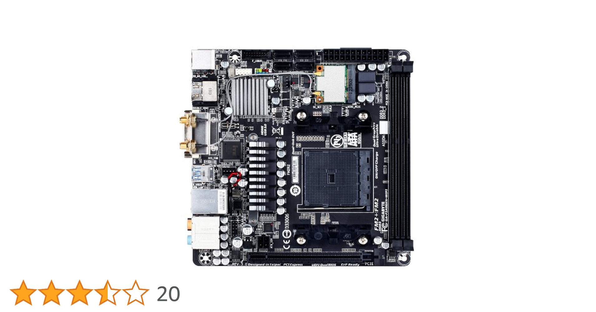 Amazon | GIGABYTE マザーボード AMD A88X FM2/FM2+ Mini-ITX GA